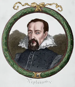 Johannes Kepler (1571-1630), German mathematician and astronomer, 1882. Creator: Unknown