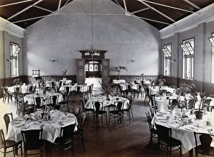 Gauteng Prints: Johannesburg Hospital, South Africa: dining area, c1905. Creator: Unknown
