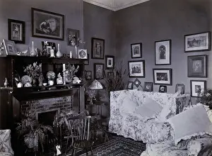 Chimneypiece Prints: Johannesburg Hospital, South Africa: sitting room, c1905. Creator: Unknown