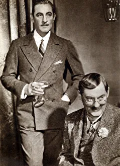 John (1882-1942) and Lionel (1878-1954) Barrymore, American stage and screen actors