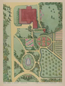 Gilbert Sackerman Prints: John A. Haven Estate, c. 1936. Creators: Gilbert Sackerman, Tabea Hosier