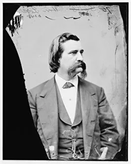 John A. Logan of Illinois, between 1860 and 1875. Creator: Unknown