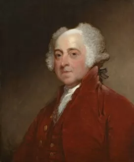 Stuart Gallery: John Adams, c. 1821. Creator: Gilbert Stuart