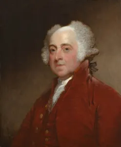 C Gilbert Stuart Prints: John Adams, c. 1821. Creator: Gilbert Stuart