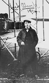 Arthur Whitten Brown Gallery: John Alcock (1892-1919), British aviator, 1914