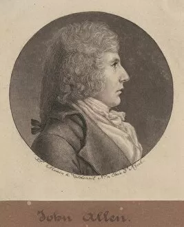 John Allen, 1796-1797. Creator: Charles Balthazar Julien Févret de Saint-Mémin