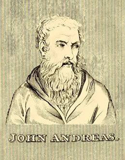 Tutor Prints: John Andreas, (died 1348), 1830. Creator: Unknown