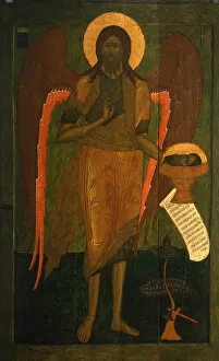 Russian Icon Painting Gallery: John the Baptist, Angel of the Wilderness, 1560s