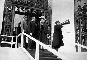Diplomatic Prints: John Barrett & Count Von Bernstorff, 1913. Creator: Bain News Service