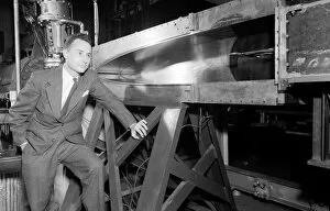Research And Development Collection: John Becker with the 11-inch Hypersonic Tunnel, Langley Research Center, Virginia, USA