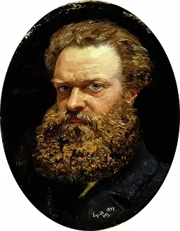 Macdonald Portraits Prints: John Brett, Self Portrait, 1883. Creator: John Brett