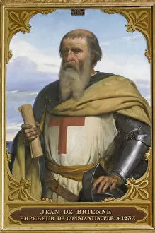 Knights Collection: John of Brienne, King of Jerusalem, 1845. Creator: Picot