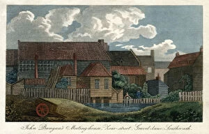 Protestantism Gallery: John Bunyans meeting house, Zoar-street, Gravel-Lane, Southwark, London, 1814