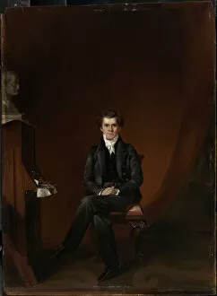 John C Calhoun Gallery: John Caldwell Calhoun, c. 1832. Creator: William James Hubard