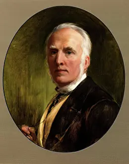 Portraits Prints: John Callcott Horsley, Self Portrait, 1882. Creator: John Callcott Horsley