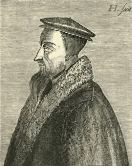 Reformer Collection: John Calvin, c1540-1560, (1890). Creator: Unknown