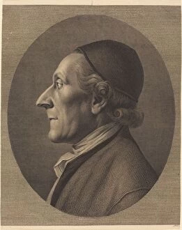 Blake William Gallery: John Caspar Lavater, 1787 / 1801. Creator: William Blake