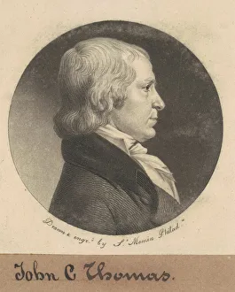 Federalist Prints: John Chew Thomas, 1800. Creator: Charles Balthazar Julien Fevret de Saint-Memin