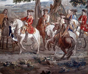 John Churchill, Duke of Marlborough (1650-1722) English soldier, at Battle of Blenheim, 1704