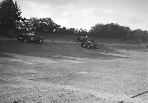 Cobb Collection: John Cobb and Tim Rose-Richards Talbot 105s, BRDC 500 Mile Race, Byfleet Banking