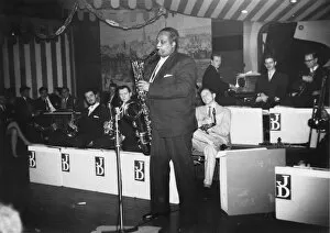 Clarinet Player Gallery: John Dankworth Band, Sunday night sessions, Marquee Club, London, 1960. Creator: Brian Foskett