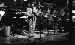 John Dankworth, Barbican, London, 1988. Artist: Brian O Connor