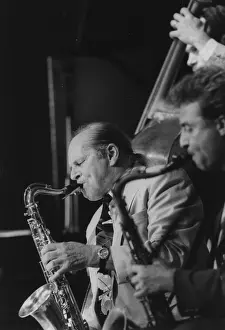 Saxophone Prints: John Dankworth and the Dankworth Generation Band, Brecon, 1995. Creator: Brian Foskett