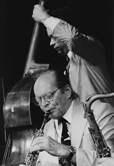 Saxophone Prints: John Dankworth and the Dankworth Generation Band, Brecon, 1995. Creator: Brian Foskett