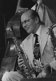 Saxophone Prints: John Dankworth and the Dankworth Generation Band, Brecon, 1995. Creator: Brian Foskett