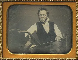 Daguerreotyp Prints: John Deere (1804-1886), 1850s. Artist: Anonymous