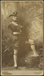 Broadway Prints: John Drew, Jr. as Captain Plume from The Recruiting Officer