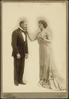Broadway Prints: John Drew, Jr. and woman, negative 1885-1903; print 1903-1920. Creator: Napoleon Sarony