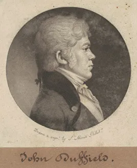 John Duffield, 1802. Creator: Charles Balthazar Julien Fevret de Saint-Memin