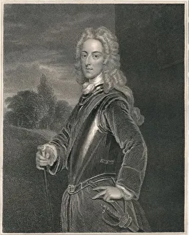 Gottfried Kneller Collection: John, Duke of Montagu, (early-mid 19th century). Creator: William Finden