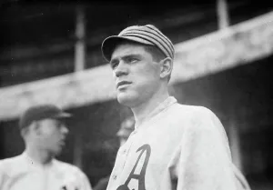 Baseball Cap Prints: John E. Eddie Murphy, Philadelphia AL (baseball), 1914. Creator: Bain News Service