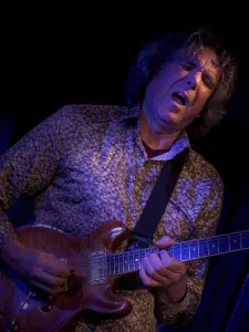 Pizza Express Prints: John Etheridge, 2017. Artist: Alan John Ainsworth