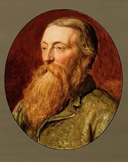 Portraits Prints: John Evan Hodgson, Self Portrait, 1882. Creator: John Evan Hodgson