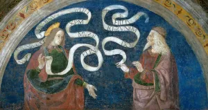 Apostolic Palace Prints: John the Evangelist and the King David, 1492-1495