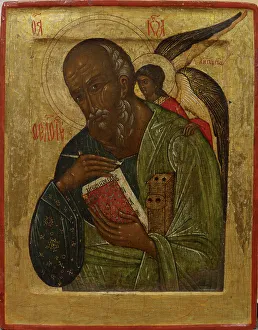 John the Evangelist, Russian icon, 1550-1599. Creator: Unknown