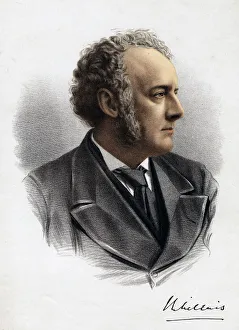 John Everett Prints: John Everett Millais, British Pre-Raphaelite painter, c1880