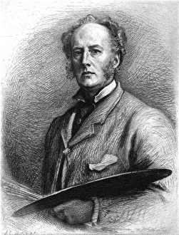 Millais John Everett Prints: John Everett Millais, Esq. R.A. after himself, c1880-83. Creator: Charles Waltner