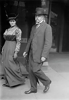 John Ewing of Minnesota, with Mrs. Ewing, 1913. Creator: Harris & Ewing. John Ewing of Minnesota, with Mrs. Ewing, 1913. Creator: Harris & Ewing
