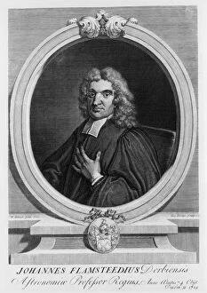 John Flamsteed, astronomer, 1712. Artist: George Vertue