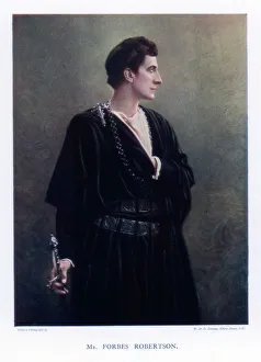 Johnston Prints: John Forbes-Robertson, British actor and theatre manager, 1901. Artist: W&D Downey