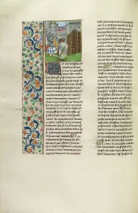 John of Gaunt Advancing against Betanzos, c1386; Chroniques (Book Three), about 1480-1483. Creator: Unknown