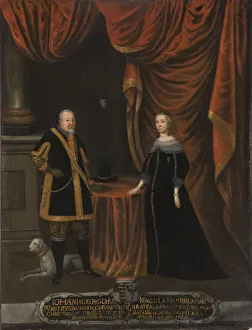John George I Prints: John George I (1585-1656), Elector of Saxony and Magdalene Sibylle of Prussia (1586-1659)