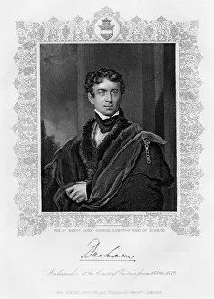 John George Gallery: John George Lambton, Earl of Durham, 19th century. Artist: J Cochran