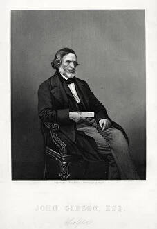 Images Dated 20th January 2006: John Gibson, (1790-1866), British sculptor, c1880. Artist: DJ Pound