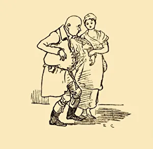 John Gilpin arrives, hatless and wigless once more, 1878, (c1918). Creator: Randolph Caldecott