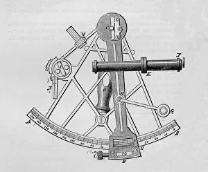 Invention Prints: John Hadleys sextant, 1894